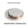 Neodymium Iron Boron N35-N52 Strong Round Refrigerator Magnets