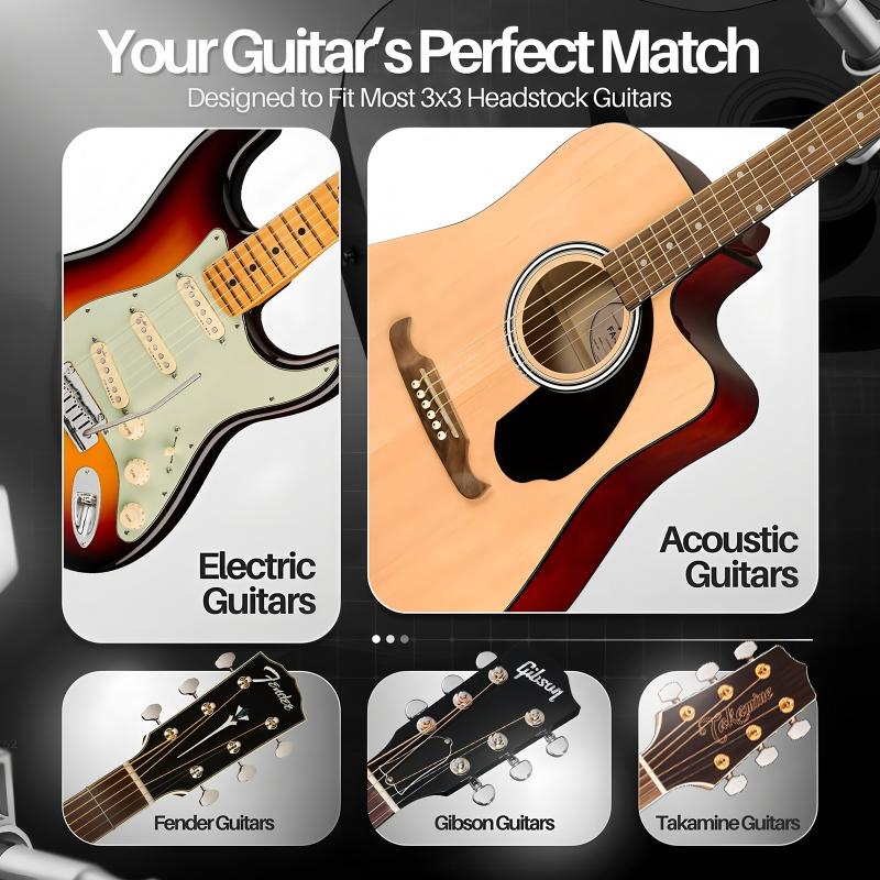 6 Pieces Guitar Tuner Pegs, Tuning Pegs Keys Machine Heads Set, Electric Guitar Tuning Keys, Locking Tuners For Guitar