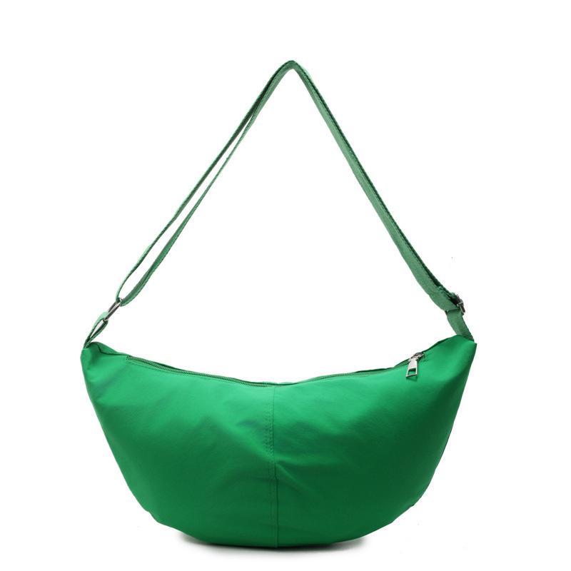Chic Lightweight Candy Color Dumpling Bag for Women - 2025 Summer Versatile Japanese Style Crossbody
