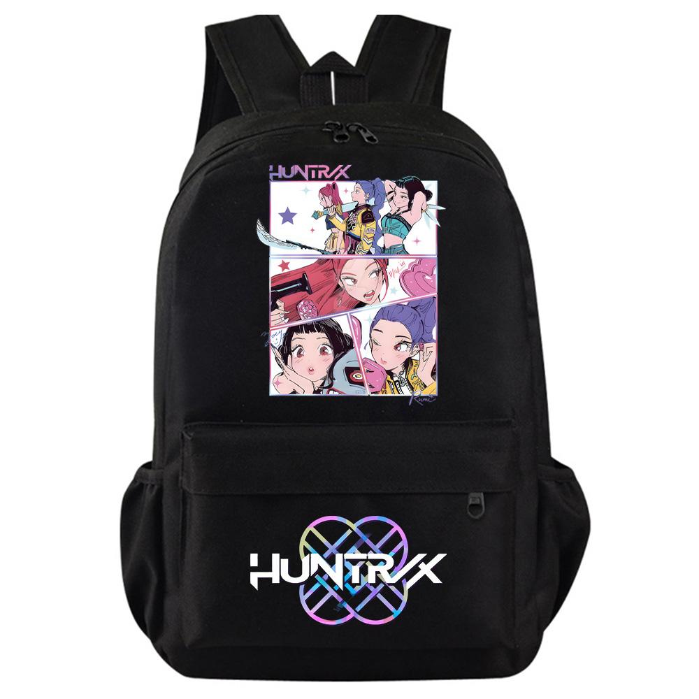 Kpop Dämonenjäger Bedruckter Rucksack für Teenager Studenten Mädchen Jungen Schultasche Schultasche Damen Große Kapazität Reisetasche Kindergeschenk Rucksack