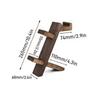 Solid Wood Display Holder Bracket For Game Accessories Featuring Sturdy Design And Extra Storage Compartment