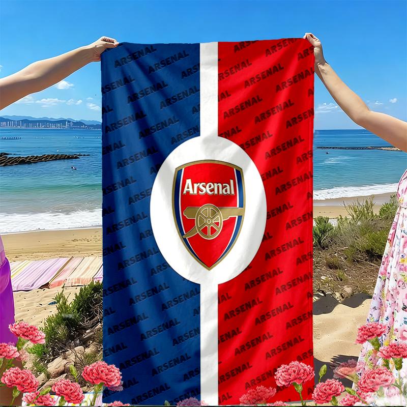 Football team.C Print Beach Towel, Versatile Lightweight Absorbent Beach Towel for Pool Surf Yoga Bathroom, Perfect Birthday Holiday Gift