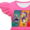 83161 Kids Girls Game Print Lily Lovebraids Sleeveless Dress