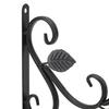 2pcs 11x9 In Plant Hanger Bracket Black Wall Hook Hanging Plant Bracket  Flower Pots