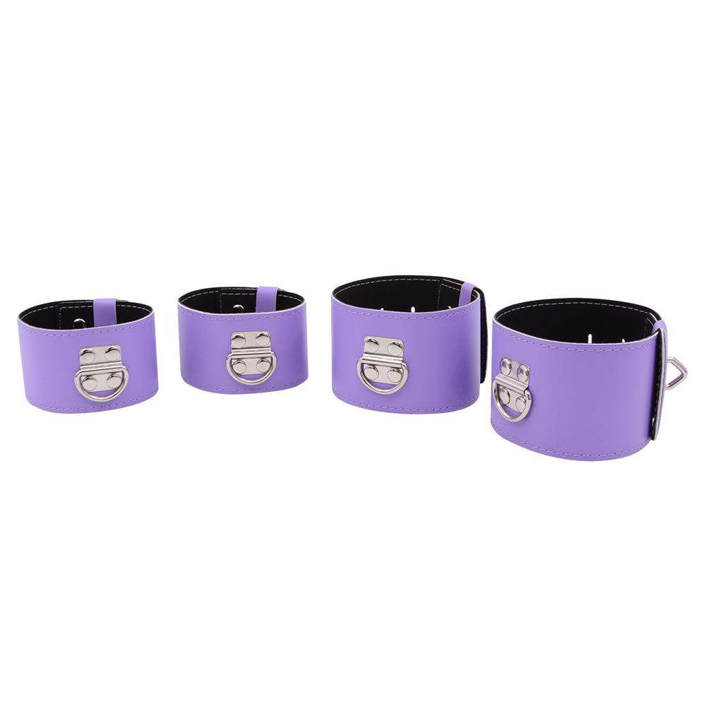 Bondage Restraint Set: Female Handcuffs & Leg Spreader Frame Sex Toys