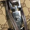 GUCCI 114552 GG logo backpack Bag Backpack GGCanvas/Leather Beige/Dark brown