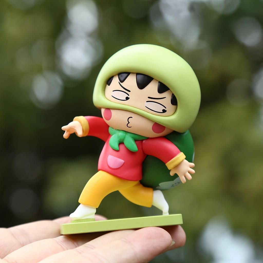 Creative Chibi Maruko Chan Anime Girl Pvc Collectible Figurine With Visual Development For Office Desk Decor