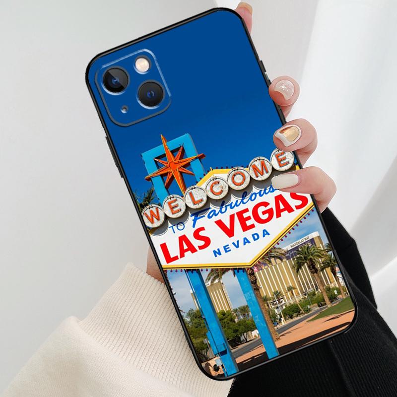 Las Vegas Sign LIGHTS Nevada Rome Phone Case For iPhone 17 Pro Max 16 15 11 13 12 14 Pro Max mini 15 16 Plus 16e 17 Air Cover