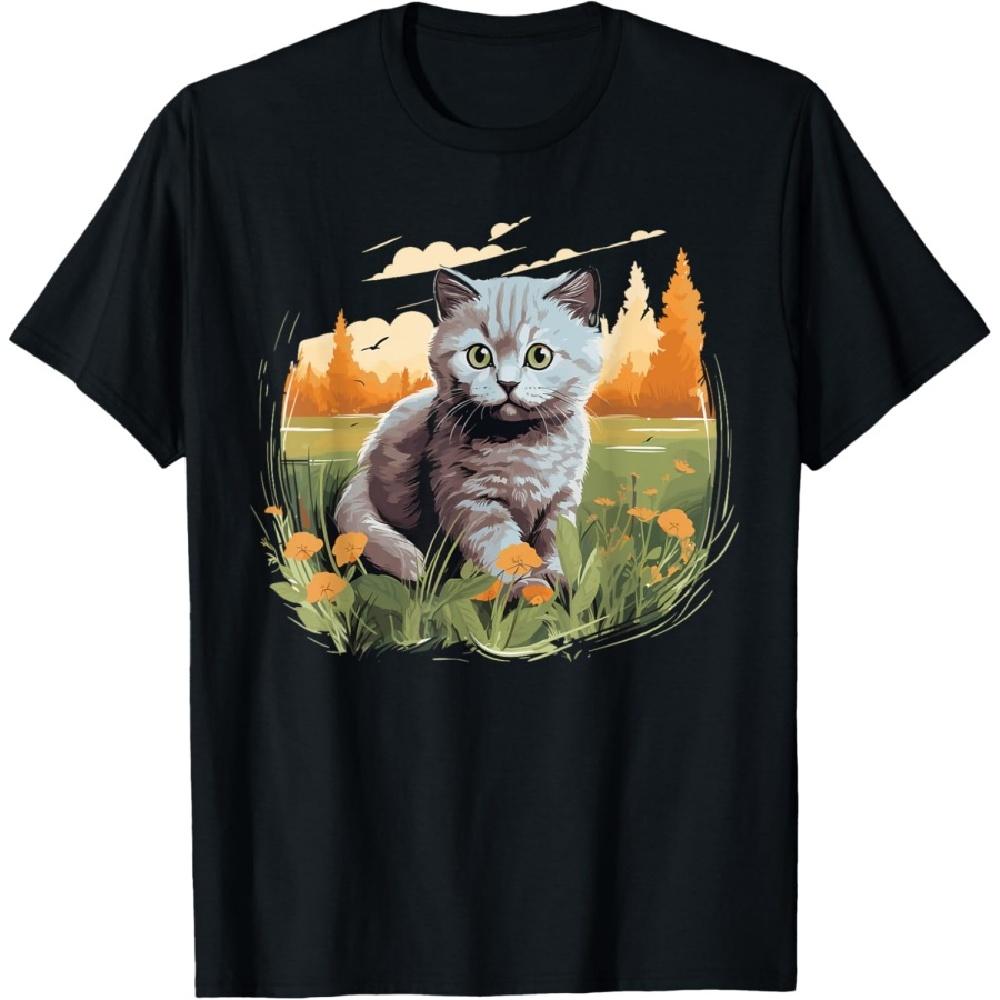 

British Shorthair Cats British Shorthair Cat T-Shirt XXXXXL чёрный