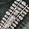 2025 Chrome Hearts Diamond-Studded Cross & Bow Nail Art Patches