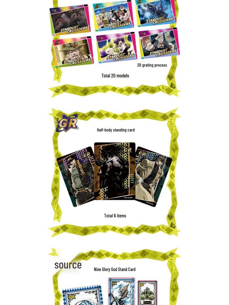 Jojo's Bizarre Adventure: Stardust Crusaders Series 1 V10 Collectible Card Official Merchandise