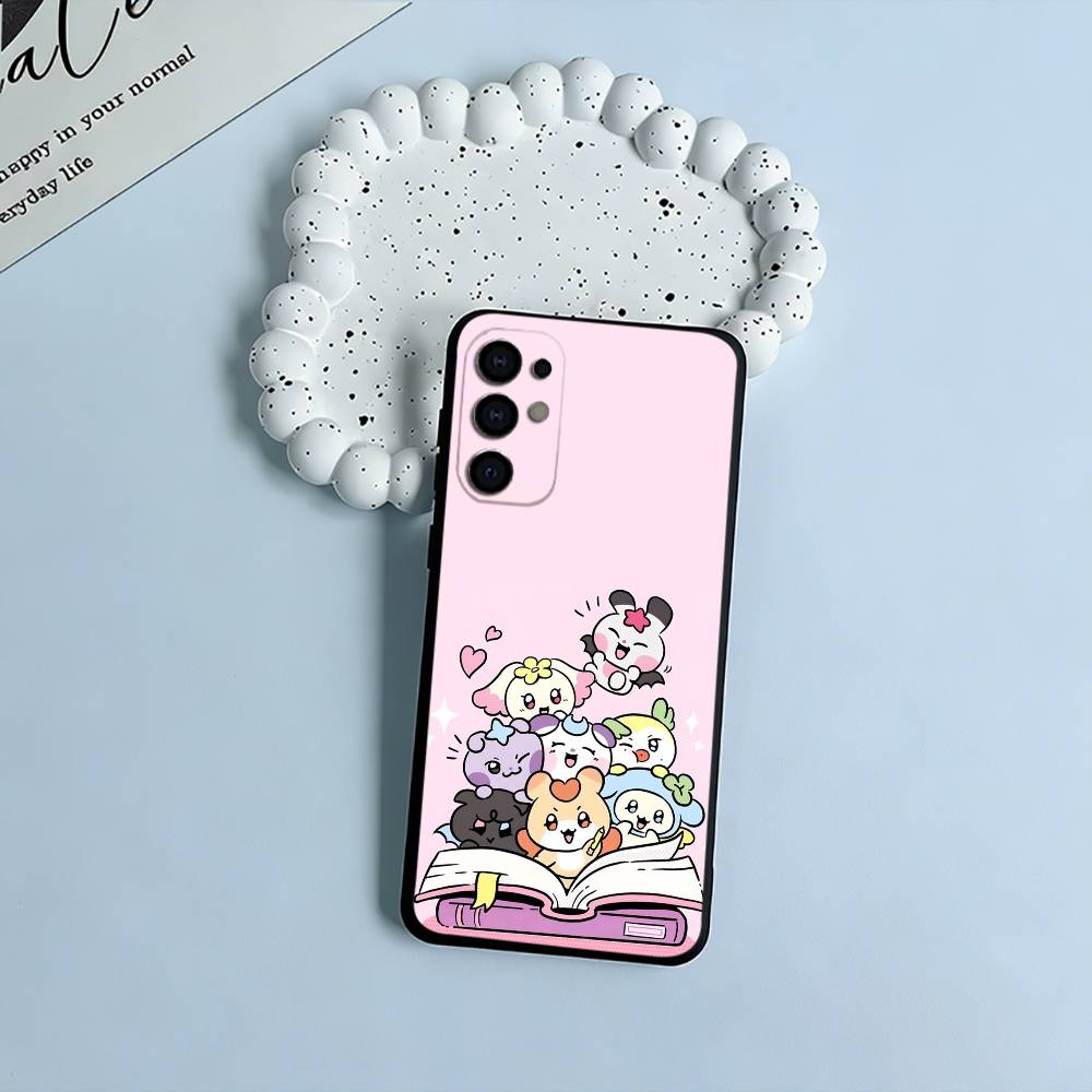 Cute-A-N-I-T-E-E-Z Black Soft Silicone Phone Case for Samsung S25, S24, S21, S22, S23, S30, Ultra, S20, Plus, FE, Lite Samsung S26