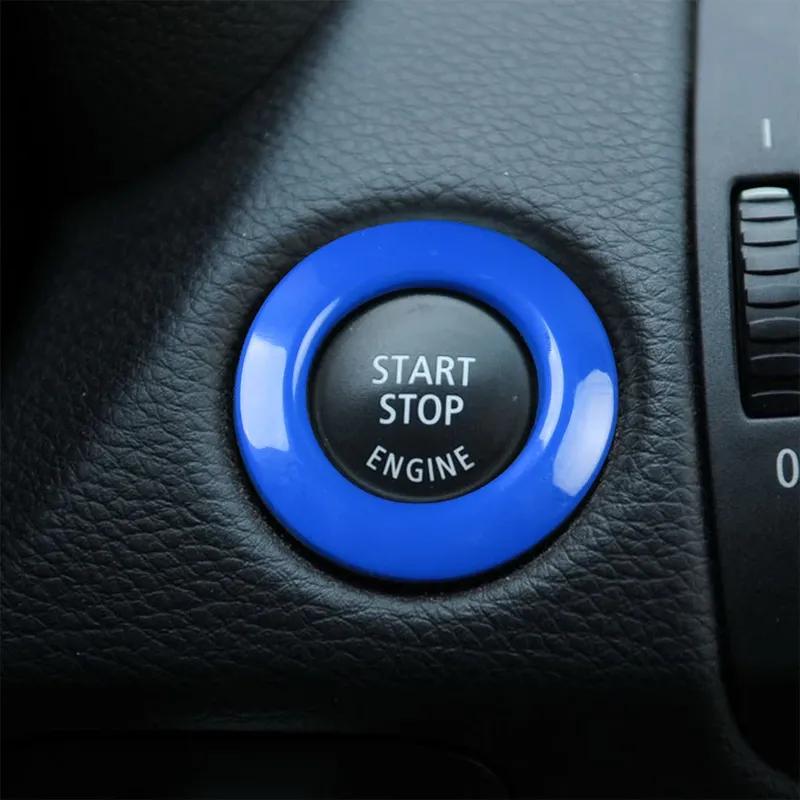 Car Engine Start Stop Ignition Key Ring Frame Replacement ABS Fits for BMW 3 Series E90 E91 E92 2005-2012 5 Series E60 2006-2009