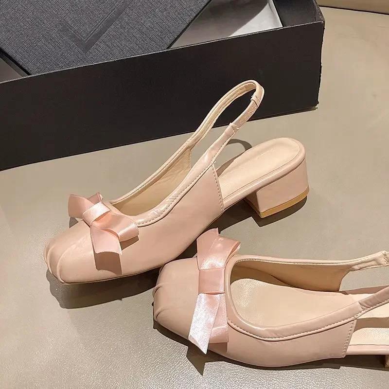 

Модные женские розовые балетки во французском стиле, летняя новинка, милые слипоны с ремешком, розовые женские балетки 39 розовый