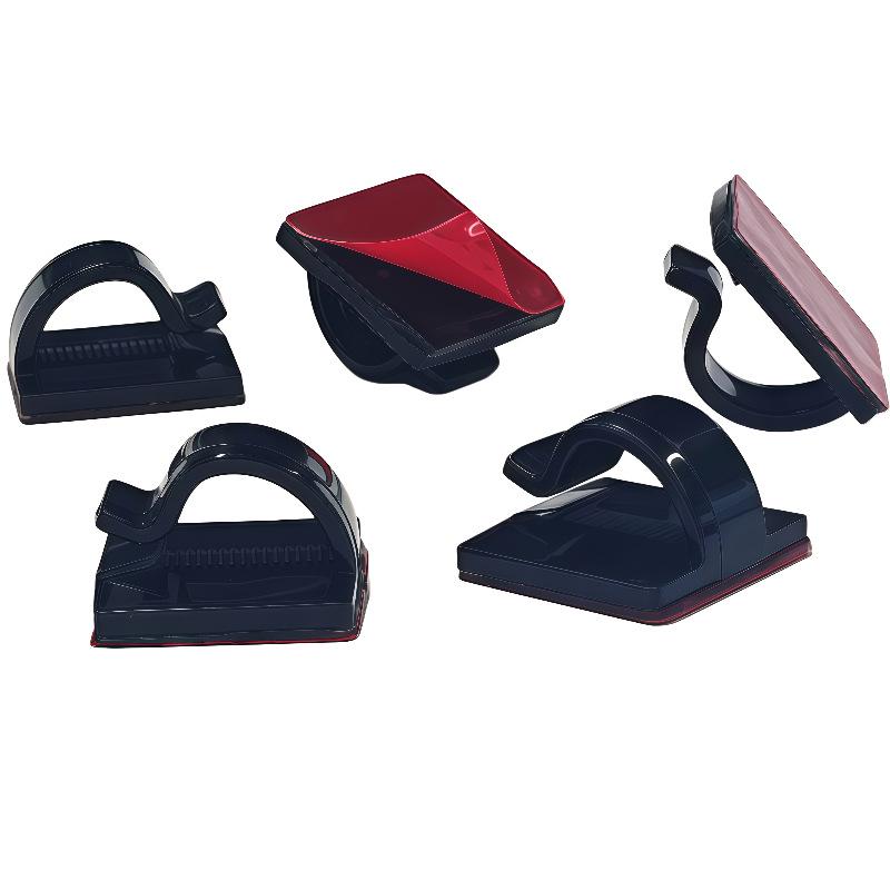 Transparent Self-Adhesive Cable Organizer Clip
