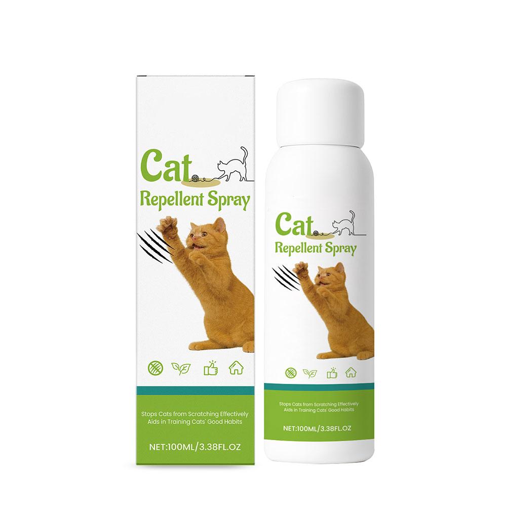 

100ml Cat Scratch Deterrent Spray for Furniture Safe Anti Scratching Spray Cats Protects Sofa Carpet Pet Behavior Training Aid
