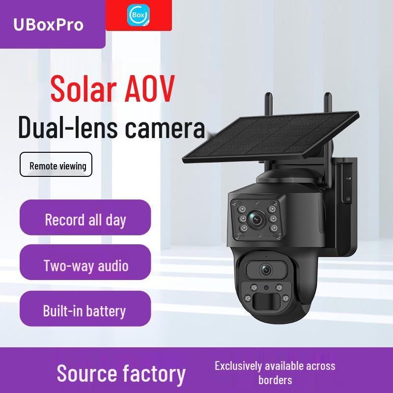 

Solar AOV Outdoor Surveillance Camera with Full-Color Night Vision and Pan-Tilt Monitoring 4G Southeast Asia