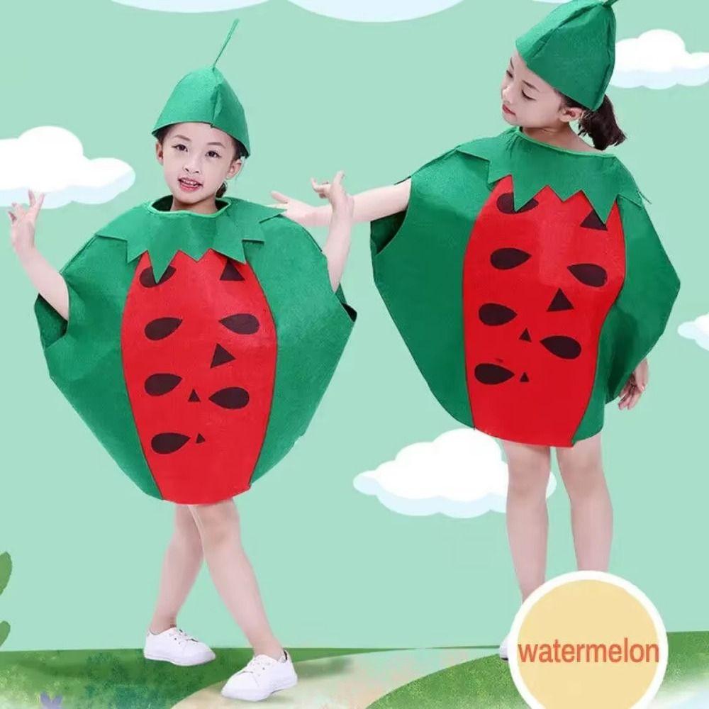 Performance Stage Fruit Veggie Costume Food Performance Suit Children Cosplay Costume  Women