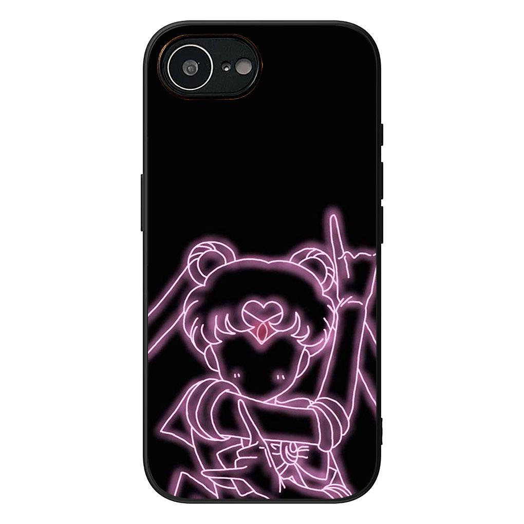 Soft Phone Cover for Samsung Galaxy S25 S24 S23 FE Plus Ultra S7 Edge A16 A15 5G s25+ Case S-Sailors Anime Girl Moon Casing
