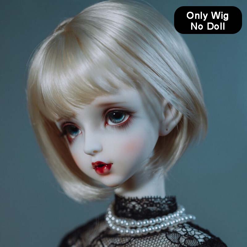 1/6 High Quality Doll Wigs For BJD Dolls Short/Long Hair High Temperature Fiber Long Curly Jellyfish Bobo Wigs Hair  Accessories