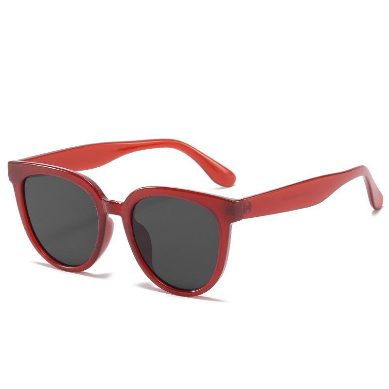 2023 New Tea Color Polarized Sunglasses for Women UV Protection High Sense Sun Glasses Celebrity Same Style Outdoor Driving Beach Shades