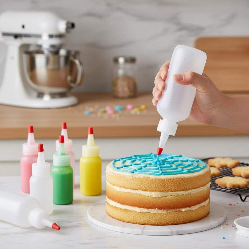 30 Leak proof Squeeze Bottles For Cooking Oil Vinegar Precise Dosing Kitchen Tool