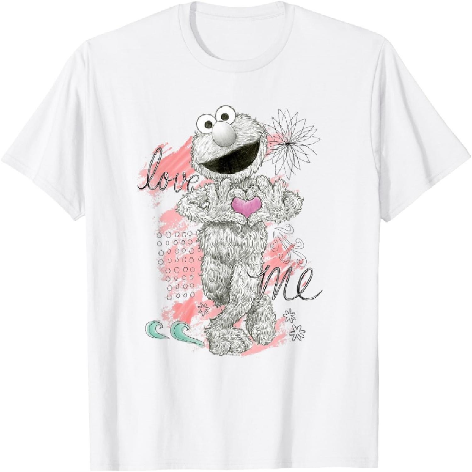 Футболка с Элмо из Улицы Сезам  Люби меня S