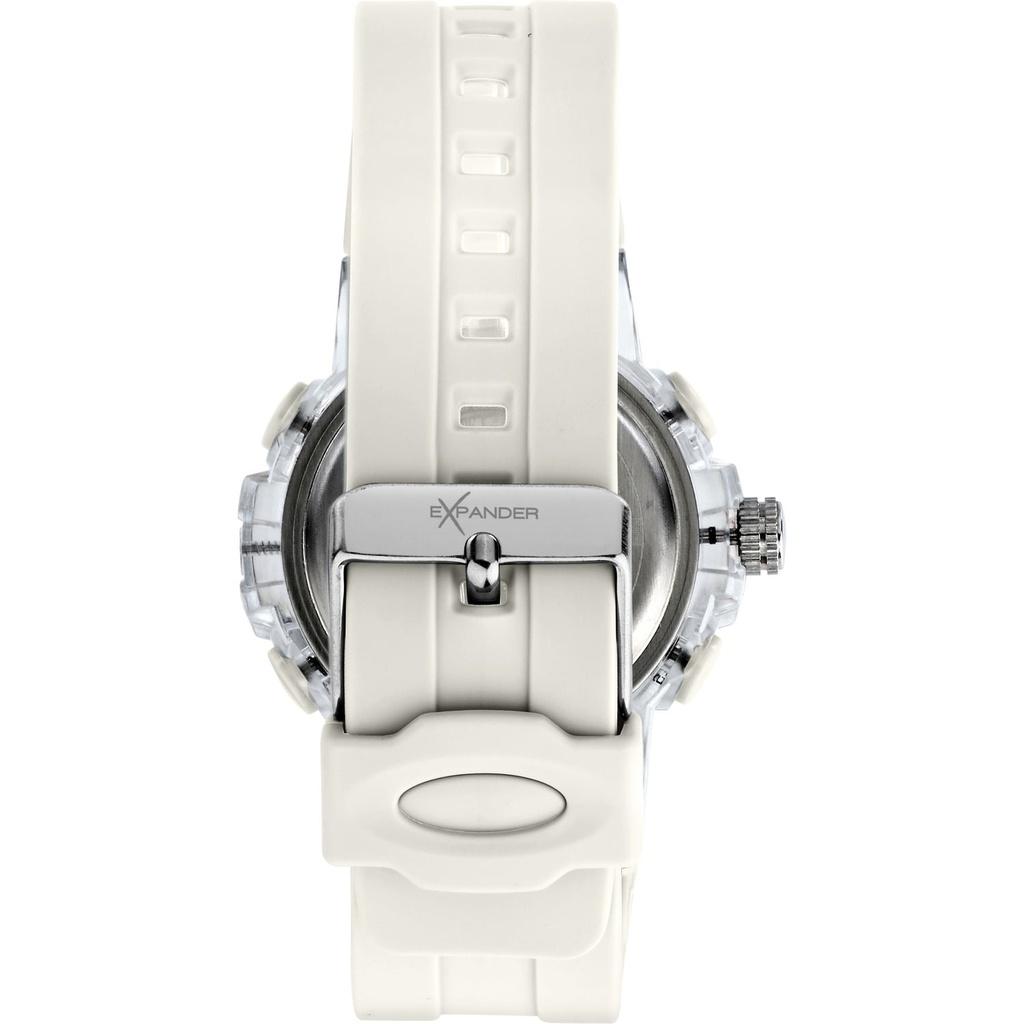 Sector Ex-46 Silikónový remienok Biely ciferník Quartz R3251242504 Pánske hodinky
