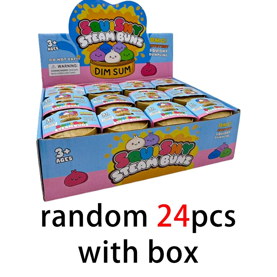 Mini Glitter Dumpling Glitter Dumpling Squishy With Box Dumplings Sensory Squeeze Toy For Stress Relief