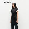 MO&Co. New Chinese Style Acetate Pleated High-Waist Dress
