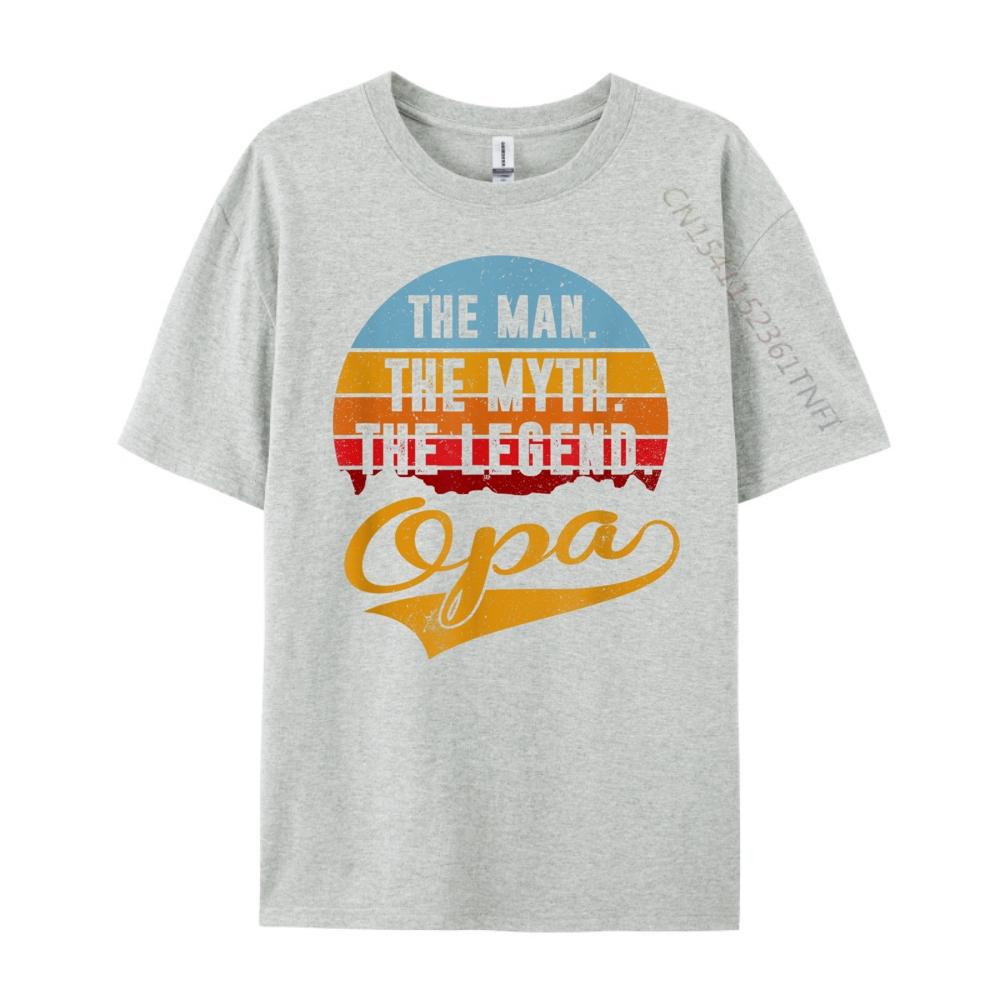 Opa The Man The Myth The Legend 3d Printed T Shirts Men Clothing Character Graphic Cotton Short Sleeve