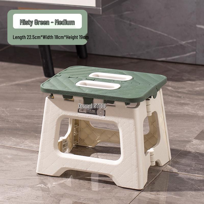 Thickened Plastic Folding Chair for Kids - Portable Indoor/Outdoor Stool