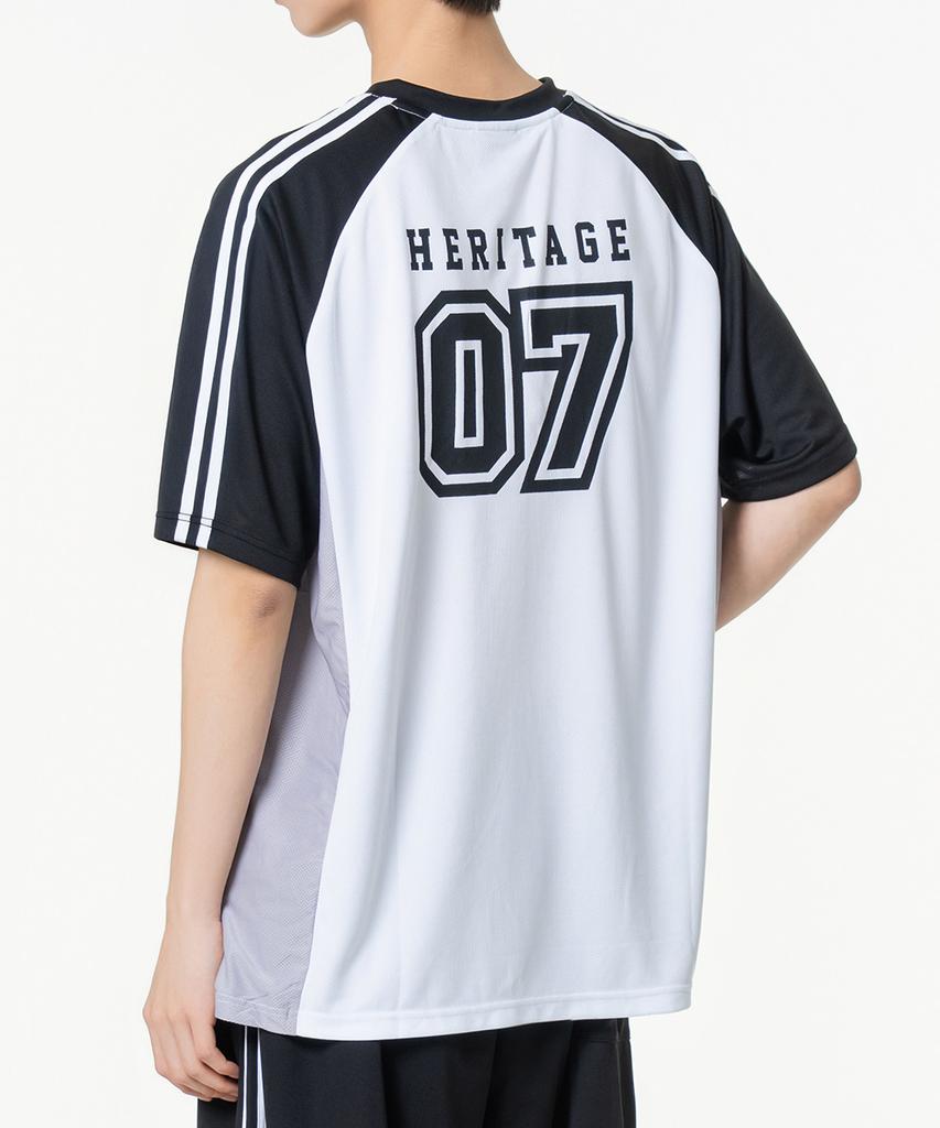 MOZMOZ Sporty Air Mesh Short Sleeve Jersey T-Shirt Black