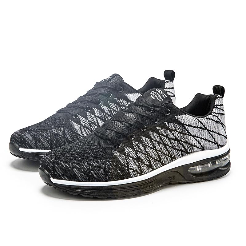 Bope Running Walking Indoor Size Men's Shoes, Sneakers, Shoes, Exercise, Sports, Black, 25.5cm