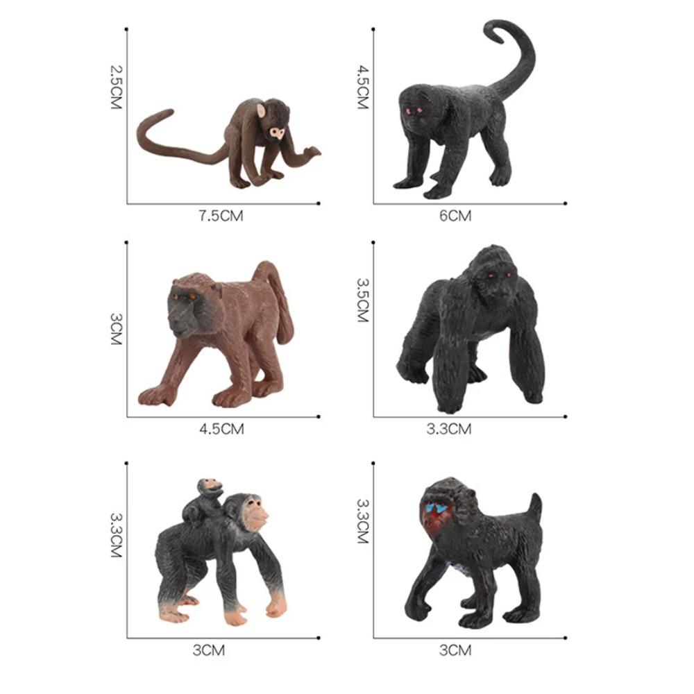 Simulation Plastic Animal Figurines Collection - Marine, Land & Insect Animals Miniature Set Toy for Kids Gift Playset Model