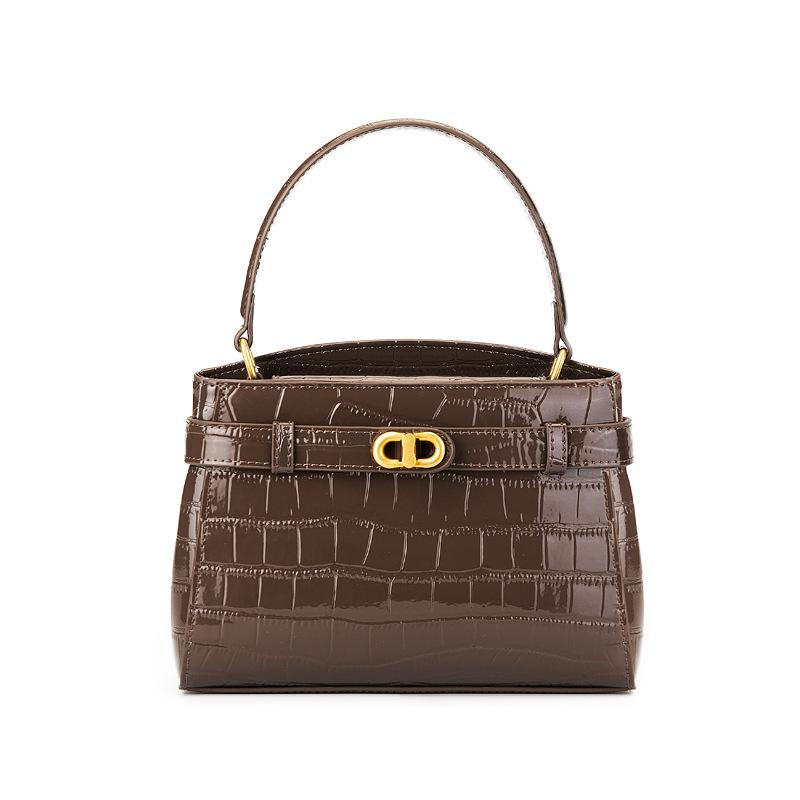 Premium Sense Small Square Bag 2025 Women's New Style Casual Single Shoulder Bag Simple Texture
