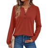 Camicie da donna a maniche lunghe a tinta unita Eleganti top casual Camicie alla moda Top