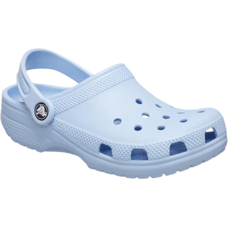 Crocs Classic Clog Comfortable Soft Non-Slip Durable Low-Top Toddler Shoes Light Blue Baby Clogs 206990-4NS