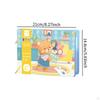 Baby Early Education Tear Book Easy Use Sensory Toy Interactive Sticker
