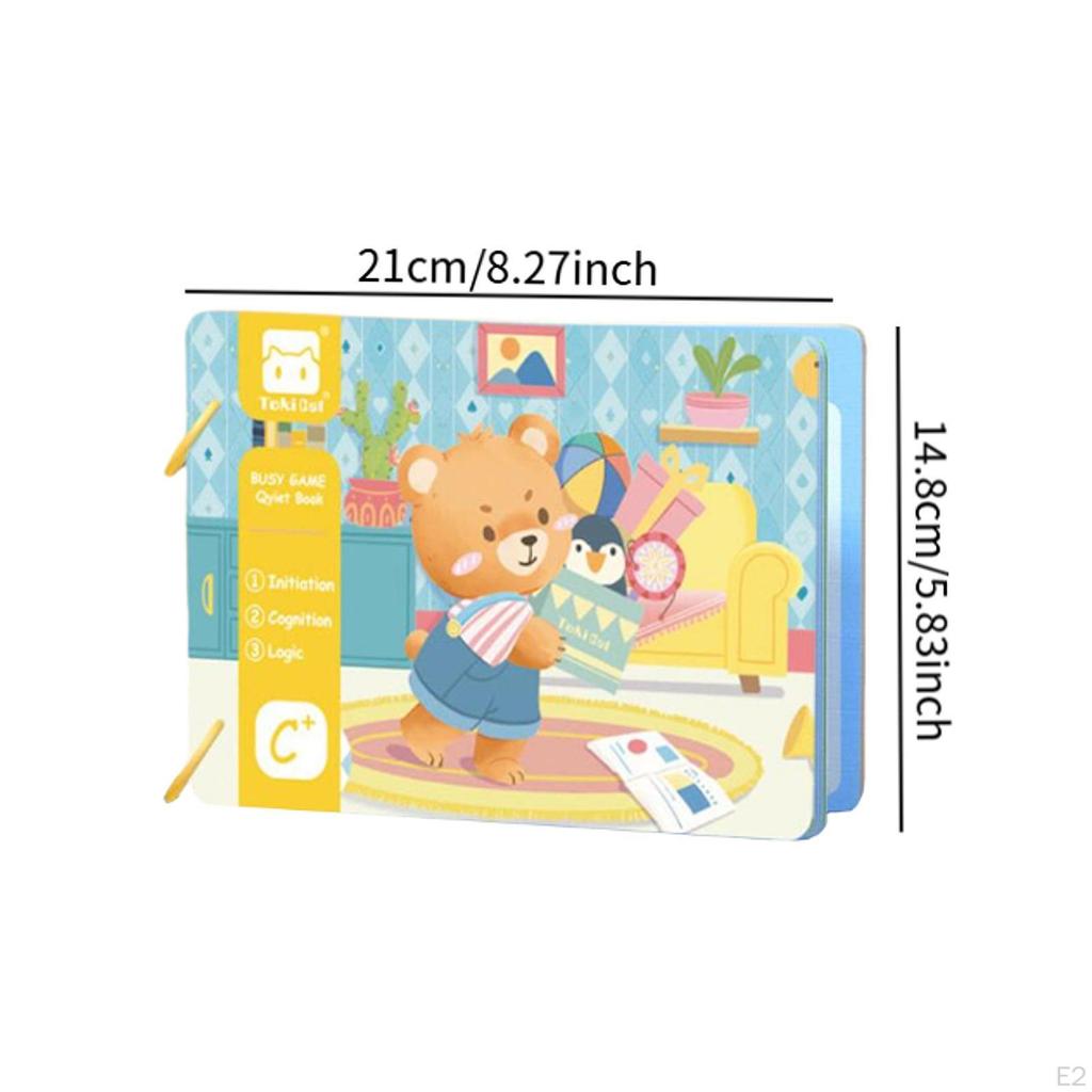 Baby Early Education Tear Book Easy Use Sensory Toy Interactive Sticker