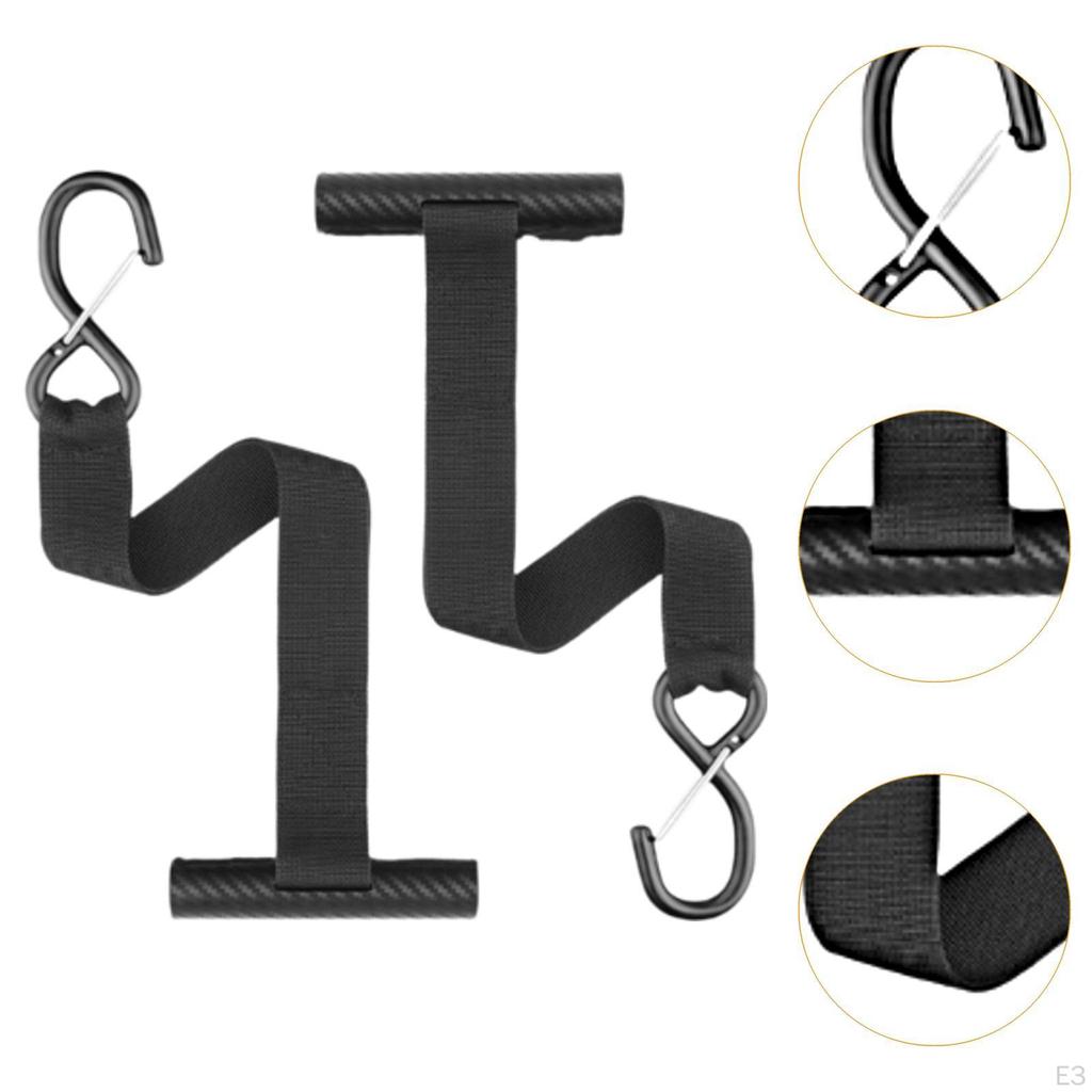 2 Pieces Kayak Tie Down Straps Lashing Wear Resistant Multi Functional Transport Accessory