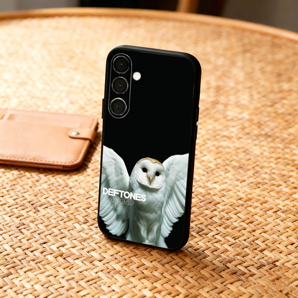 

R-Rock B-Band Deftones Phone Case For Samsung A73,A21s,A22,A31,A32,A52,A53,A71,A80,Soft Black Shell Samsung a21s