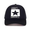 Five Pointed Star Printed Truck Driver Hat Adjustable Adult Men's and Women's Outdoor Fishing Hat Casual Style