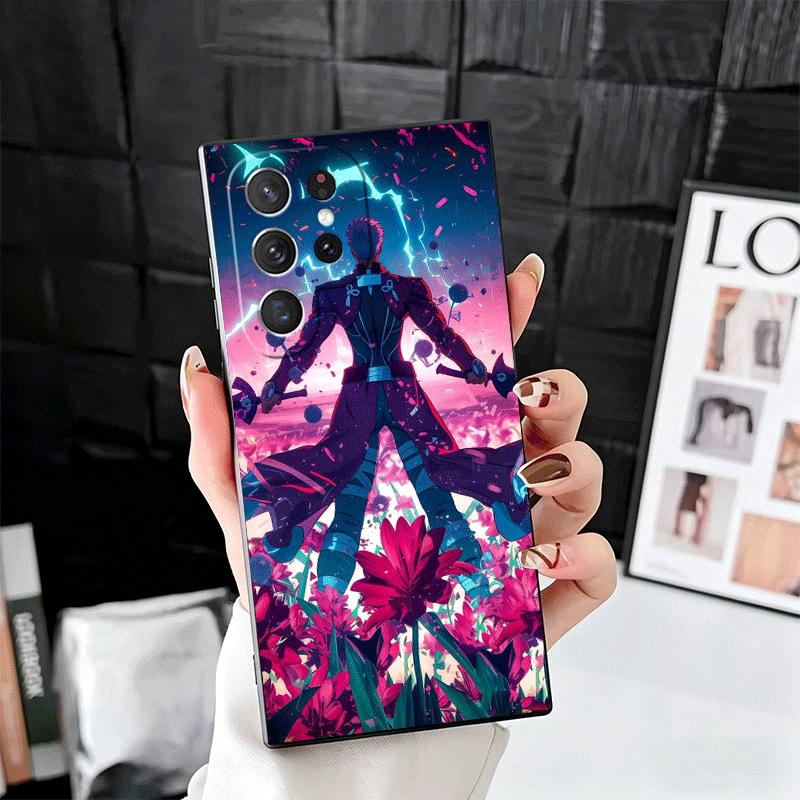 

Fate Zero Stay Night Archer Soft Phone Case for Samsung Galaxy S26 S25 Edge S24 Ultra S23 Plus S22 S21 FE S20 Black Cover Back S Samsung S23 Plus