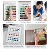120/180/240 Transparent Colors Magnetic Tips Nail Art Swatch Book Manicure Color Test Storage Book Large Acrylic Works Display