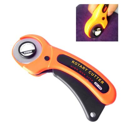 Rotary Cutter Cut Paper Cloth Set 45 Mm Fabric Cutter withBlades & Cutting Mat & Patchwork Ruler for Sewing Accessories