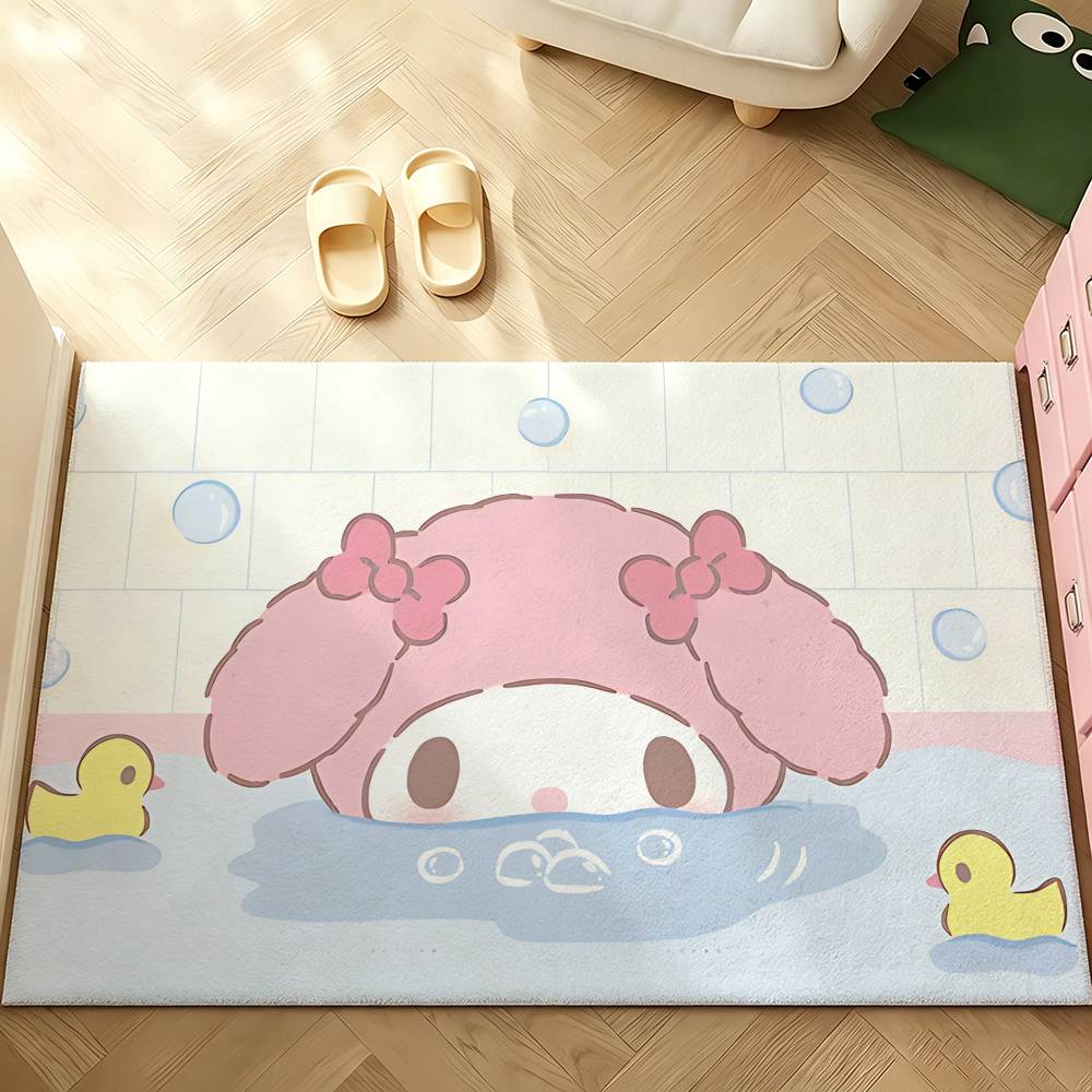 Cartoon Character M-MelodyS Carpet Bathroom Anti-slip Mat Door Mat Home Decoration Mat Entrance Door Mat Scratch-resistant Mat