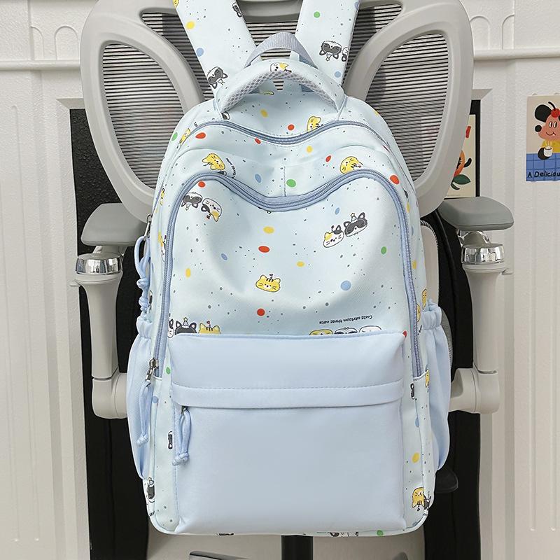 Schoolbag Japanese cute college style schoolbag for junior high school students new cartoon large-capacity class backpack versatile backpack