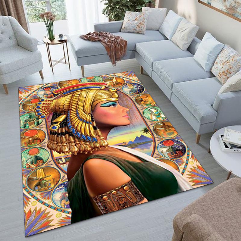 Egyptian Queen's Majesty Carpet Office Decorative Carpet For Living Room Bedroom Door Mat Floor Rug Computer Chair Area Rug