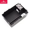 for Subaru XV 2018 -2020 Central Armrest Box Storage Tidying Center Console Tray Organizer Car Interior Accessories Black